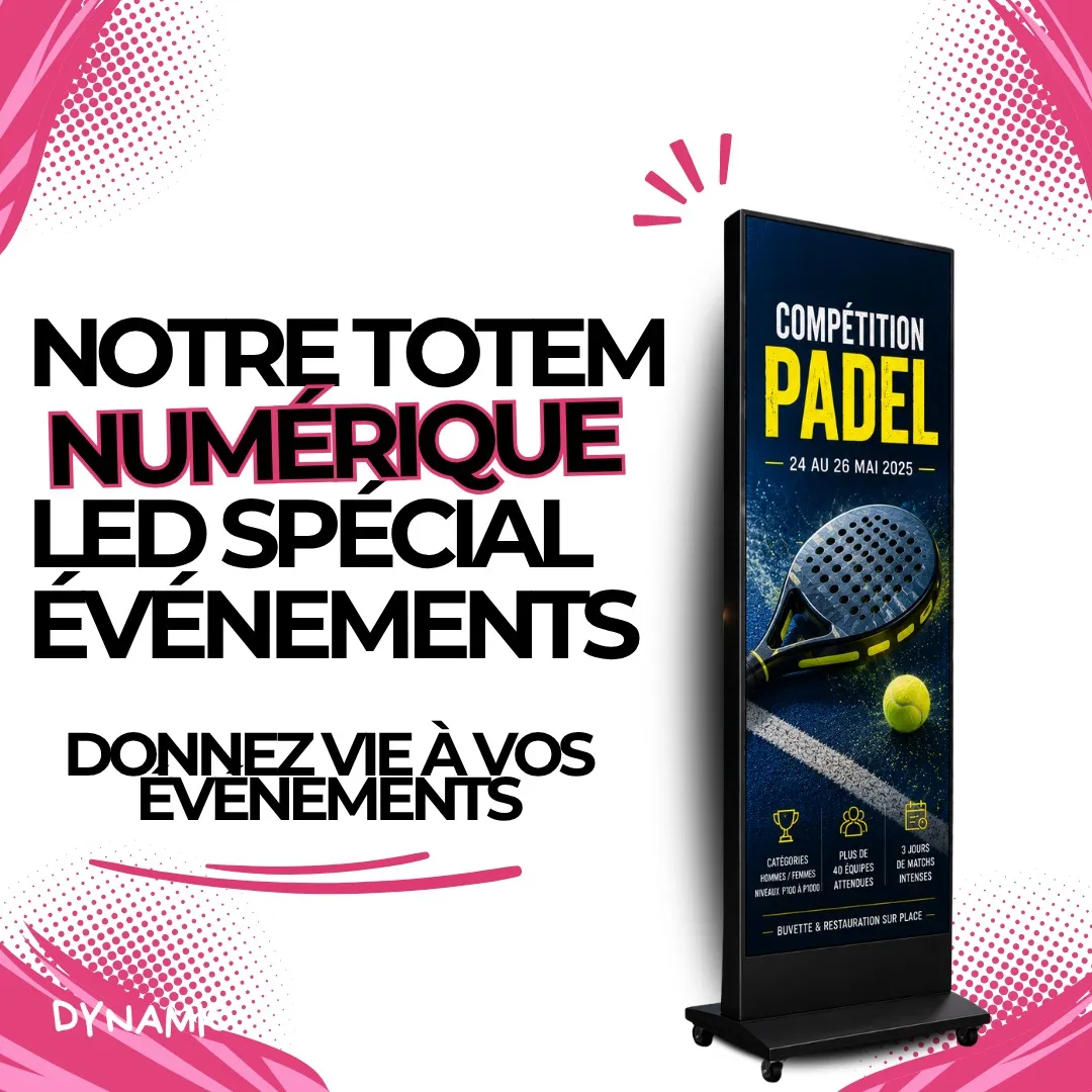 Publication Instagram DYNAMIO — installation d'écran LED en Normandie
