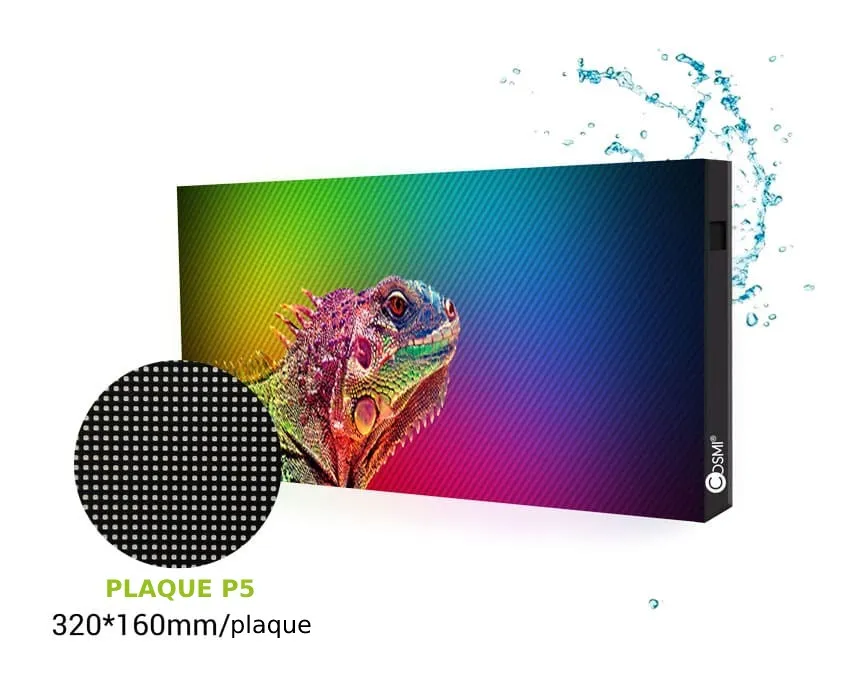 Écrans vitrine LED